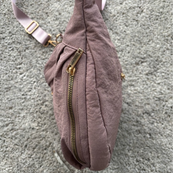 Kedzie Women’s Crossbody Purse Dusty Rose, Mauve with Gold accents - Picture 11 of 13